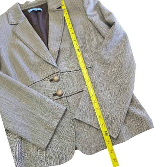 LNWOT  -  ANTONIO MELANI Two Button Blazer sz 14 - Picture 9 of 9